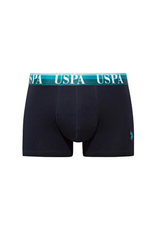 U.S. Polo Assn. Erkek 201 Siyah - Antrasit  Melanj- Lacivert 3 lü Boxer 