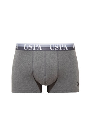 U.S. Polo Assn. Erkek 201 Siyah - Antrasit  Melanj- Lacivert 3 lü Boxer 