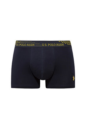 U.S. Polo Assn. Erkek 200 Lacivert - Lacivert - Lacivert 3 lü Boxer 