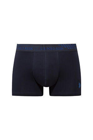 U.S. Polo Assn. Erkek 200 Lacivert - Lacivert - Lacivert 3 lü Boxer 