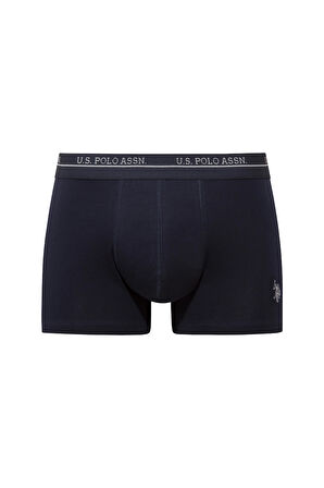 U.S. Polo Assn. Erkek Lacivert - Lacivert - Baskılı 3 lü Boxer 