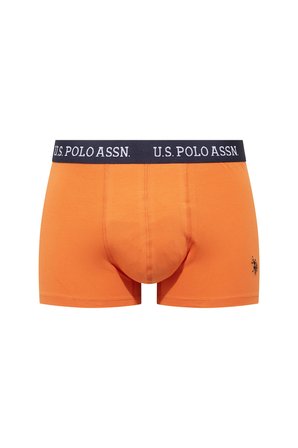 U.S. Polo Assn. 80651 Lacivert - Siyah - Turuncu 3 lü Boxer 