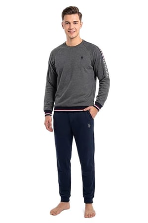 U.S. Polo Assn. Erkek Antrasit Ev Giyim 19069 