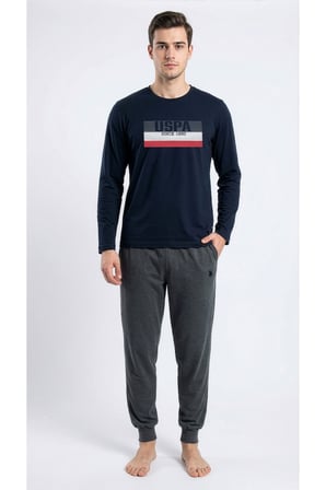 Erkek Lacivert Pijama Takım