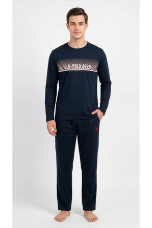 Erkek Lacivert Pijama Takım