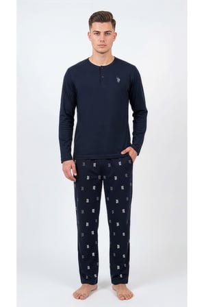 Erkek Lacivert Pijama Takım