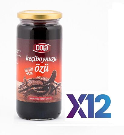 Dola Glutensiz Keçiboynuzu Özü 640 gr 12 Adet