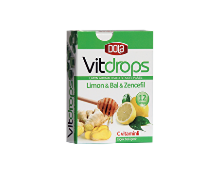 Dola Vitdrops Limon & Bal 30 Gr.