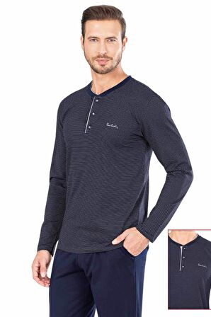 Lacivert Erkek Pijama Takım
