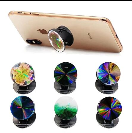 13,5cm x 9,2cm Hologramlı Popsocket Kalıbı - Kod:515