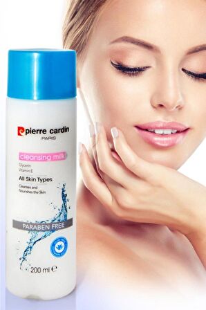 Pierre Cardin Face Cleansing Milk 200 ml - Nemlendirici Yüz Temizleme Sütü  - 18451