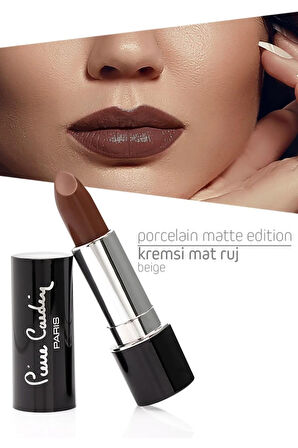 Pierre Cardin Porcelain Matte Edition Lipstick Ruj - Beige 206