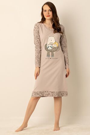 DoReMi Doğal Pamuklu Gecelik