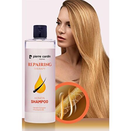 39619 - Pierre Cardin Keratin Shampoo - Keratin Şampuanı 400 ml