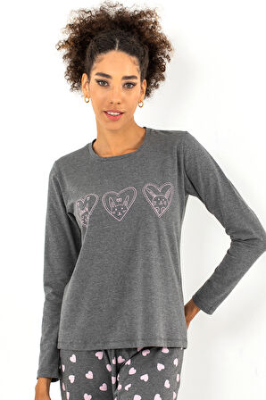 Doremi Kadın Pijama Üstü