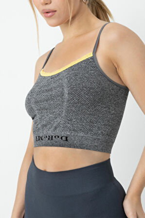 Gigotto Seamless Kabartma Desenli Büstiyer-054