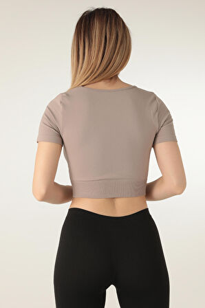 DoReMi Seamless Kısa Kollu Crop