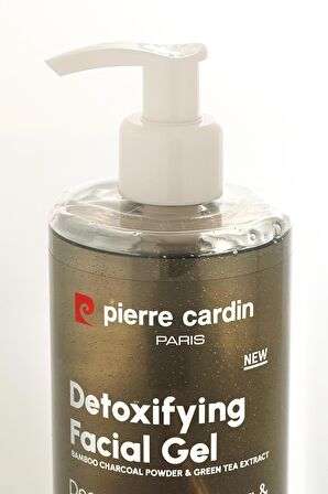 18467 - Pierre Cardin Detoxifying Facial Cleanser with Charcoal & Green Tea Extract - Köpük Jel 350 ml