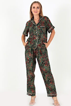 DoReMi Desenli Kısa Kollu Kadın Pijama Takım