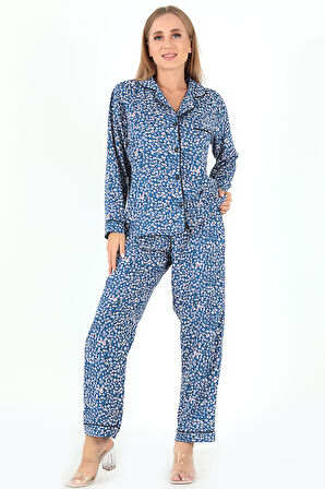 DoReMi Papatya Desenli Uzun Kollu Kadın Pijama Takım