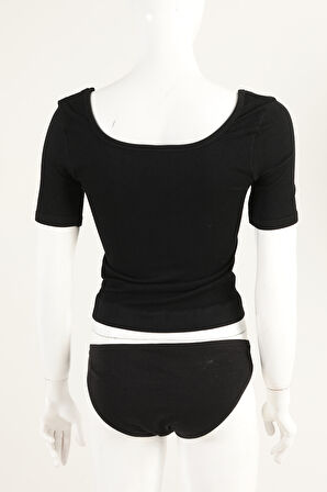 DoReMi Kare Yaka Kadın Spor Tişört