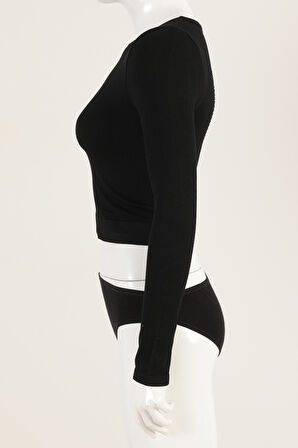 DoReMi Sırtı Fileli Uzun Kollu Tişört