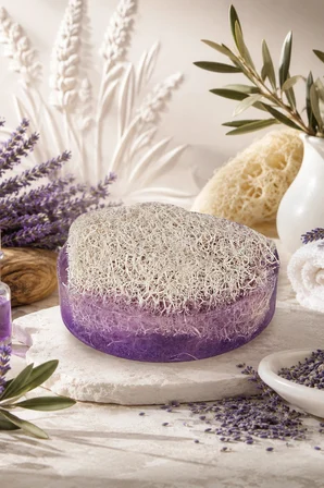 İnternatural Lavanta Kabak Lifli Bitkisel Sabun 110 G