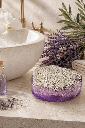 İnternatural Lavanta Kabak Lifli Bitkisel Sabun 110 G