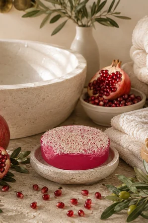 İnternatural Nar Kabak Lifli Bitkisel Sabun 110 G