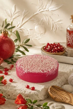 İnternatural Nar Kabak Lifli Bitkisel Sabun 110 G