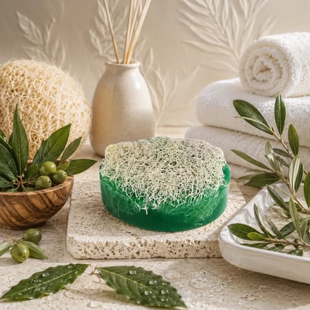 Internatural Defne Kabak Lifli Bitkisel Sabun 110 g
