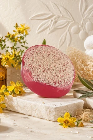 İnternatural Kantaron Kabak Lifli Bitkisel Sabun 110 G