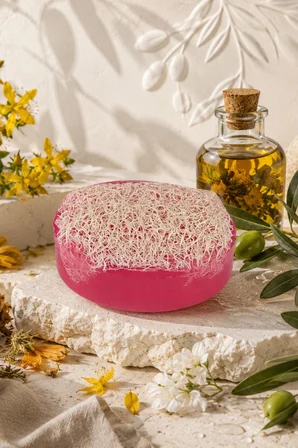 İnternatural Kantaron Kabak Lifli Bitkisel Sabun 110 G