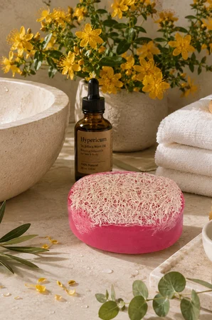 İnternatural Kantaron Kabak Lifli Bitkisel Sabun 110 G