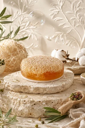 İnternatural Bıttım Kabak Lifli Bitkisel Sabun 110 G