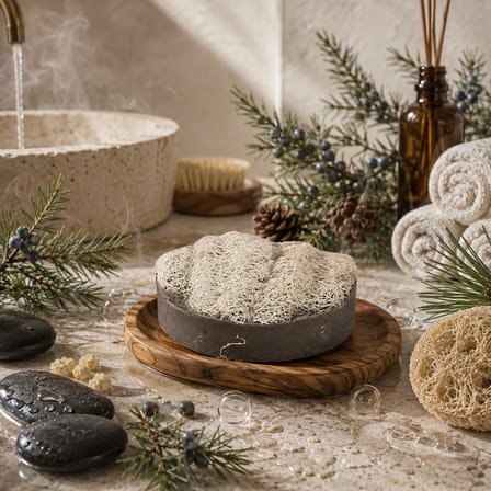 Internatural Ardıç Katranı Kabak Lifli Bitkisel Sabun 110 g