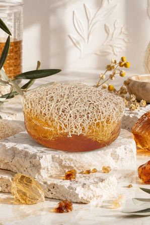 Internatural Amber Kabak Lifli Bitkisel Sabun 110 g