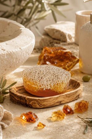 Internatural Amber Kabak Lifli Bitkisel Sabun 110 g