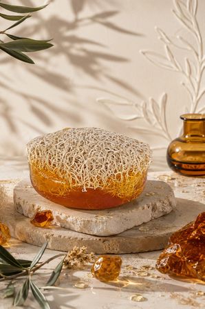 Internatural Amber Kabak Lifli Bitkisel Sabun 110 g