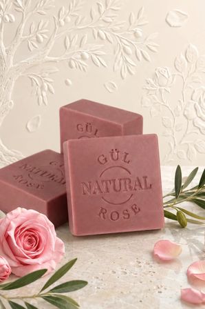 İ̇Nternatural Gül Bitkisel Sabun 120 G