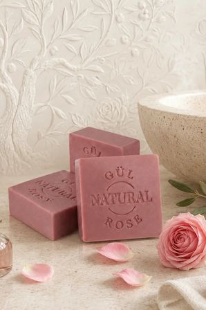 İ̇Nternatural Gül Bitkisel Sabun 120 G