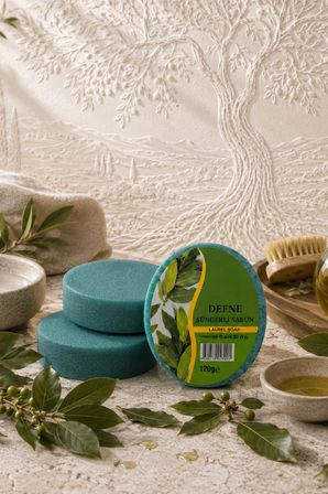 İnternatural Defne Süngerli Bitkisel Banyo Sabunu 120 G