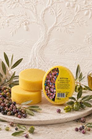 İnternatural Bıttım Süngerli Bitkisel Banyo Sabunu 120 G