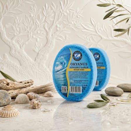 Internatural Okyanus Süngerli Bitkisel Banyo Sabunu 120 g
