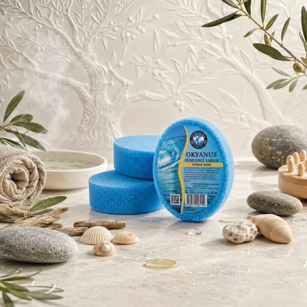 Internatural Okyanus Süngerli Bitkisel Banyo Sabunu 120 g