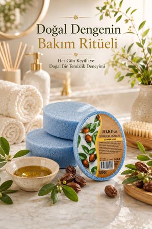İnternatural Jojoba Süngerli Bitkisel Banyo Sabunu 120 G