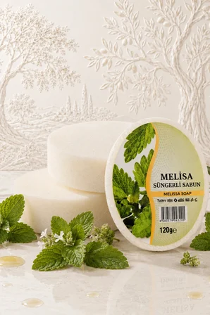 Internatural Melisa Süngerli Bitkisel Banyo Sabunu 120 g
