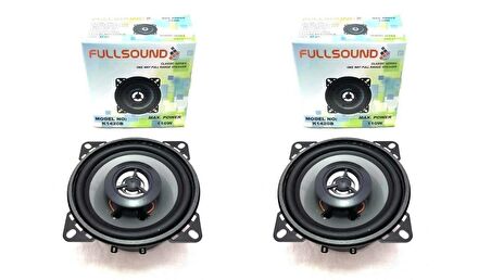 FullSound 10cm 110Watt Tweeterli Hoparlör - 2Adet