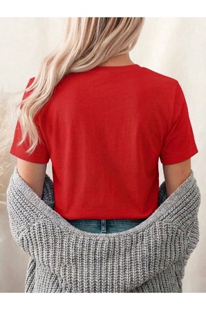 Unisex Kurdele Baskılı Tasarım Tshirt