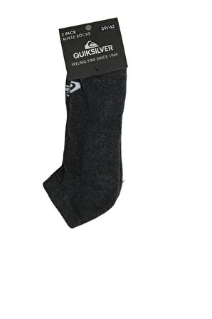 Quiksilver Koyu Gri Erkek Çorap TEQYAA07006_E_DAY LOW CUT SOCKS